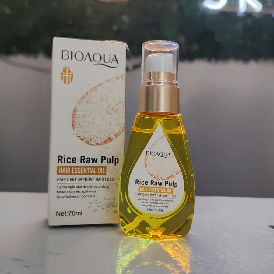 Rice Raw Pulp Hair Essential  Oil BIOAQUA 